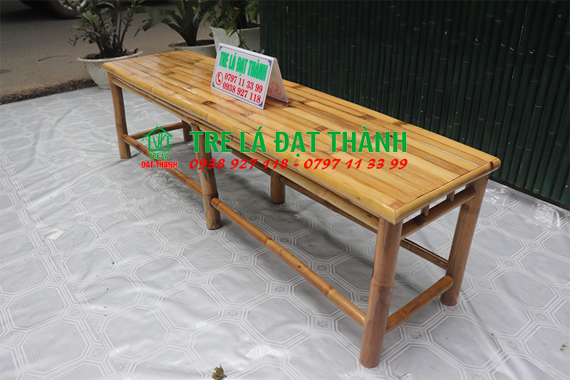 Bàn Ghế Tre Mặt Bào - BGTMB003